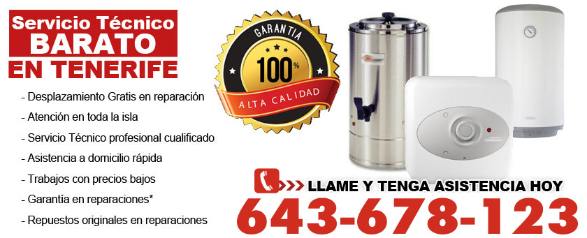 SERVICIO TÉCNICO DE TERMOS EN TENERIFE